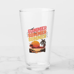Copo De Pint Design de texto de Verão