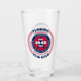 Copo De Pint Design de Tipografia Circular da Florida