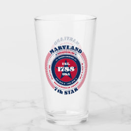 Copo De Pint Design de Tipografia Circular de Maryland