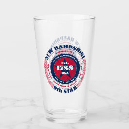 Copo De Pint Design de Tipografia Circular de New Hampshire