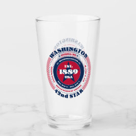 Copo De Pint Design de Tipografia Circular de Washington