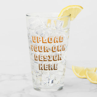 Copo De Pint Design de Upload Personalizado do Produto