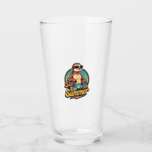Copo De Pint Design de Vibrações de Praia Retrô de Verão de Pre