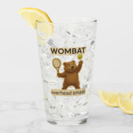 Copo De Pint Design de Wombat de Tênis Fofo - Animal Australian