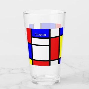 Copo De Pint Design geométrica da arte moderna inspirada em Mo