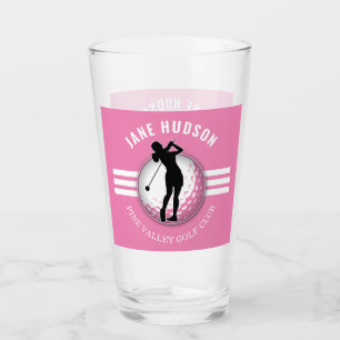 Copo De Pint Design Golfer das Mulheres Elegantes