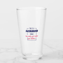 Copo De Pint Design Motivacional de Mentalidade de Reflexo no E