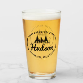 Copo De Pint Design Oval Fir Trees ID304