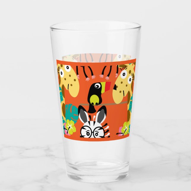 Copo De Pint Desperdício de animais da selva (Frente)