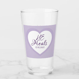 Copo De Pint Deus Cura os Desesperados Roxo Claro Conforto
