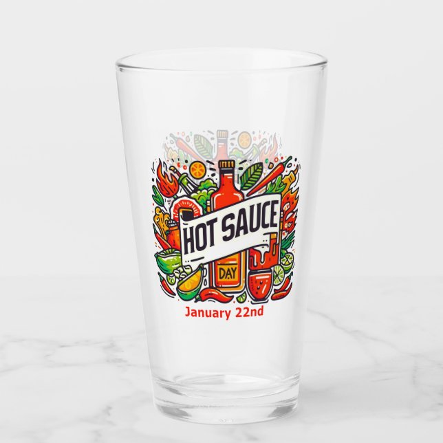 Copo De Pint Dia 22 de janeiro - Molho quente (Frente)