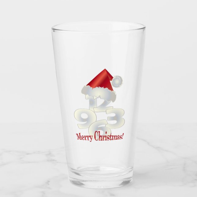 Copo De Pint Dia de Natal (Frente)