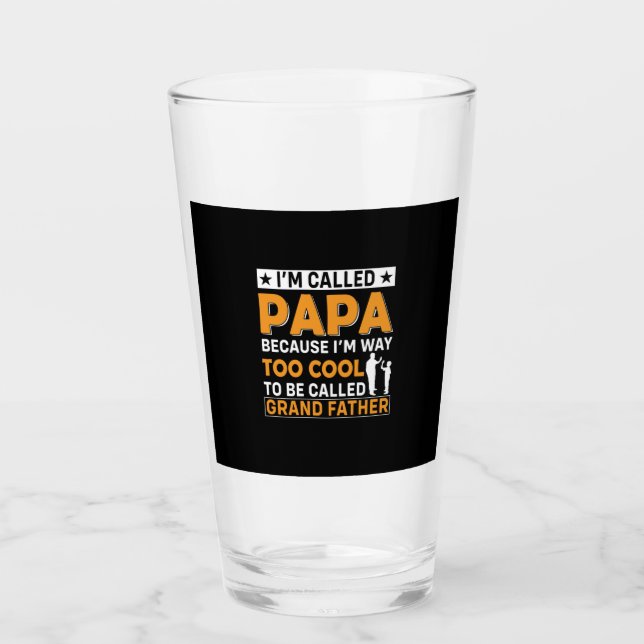 Copo De Pint Dia de os pais Eu Sou Chamado Papai (Frente)