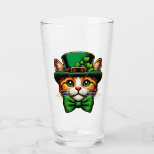 Copo De Pint Dia de São Patrício, gato/gatinho