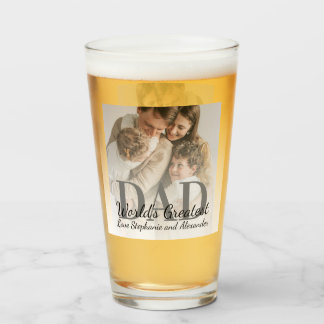 Copo De Pint Dia dos Pais Melhor Pai do Mundo com Foto