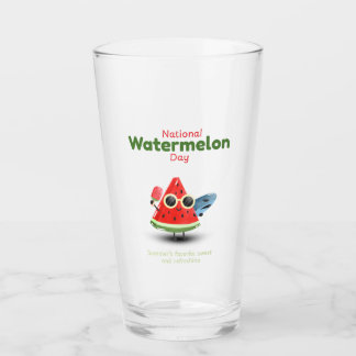 Copo De Pint Dia Nacional do Melão Cute Arte de Verão