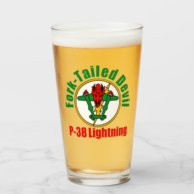 Copo De Pint Diabo-de-Rabo-Furcado (Frente (Preenchido))