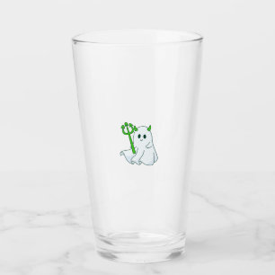 Copo De Pint Diabo Fantasma Fofo com Tridente Verde