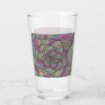 Diba | Arte Abstrata Colorida em Espiral Desenhada
