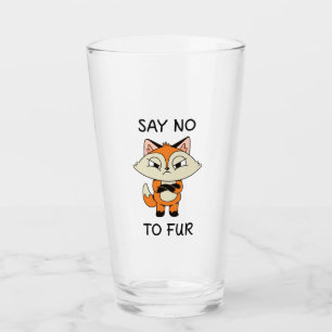 Copo De Pint Diga não à Pele - Raposa Triste