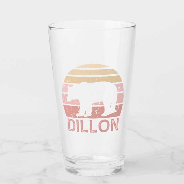 Copo De Pint Dillon Colorado Retro Bear (Frente)