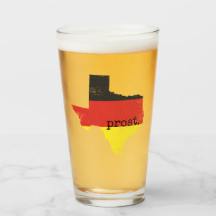 Copo De Pint Distante Texas German Flag Prost