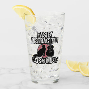Copo De Pint Distração fácil de gatos e música