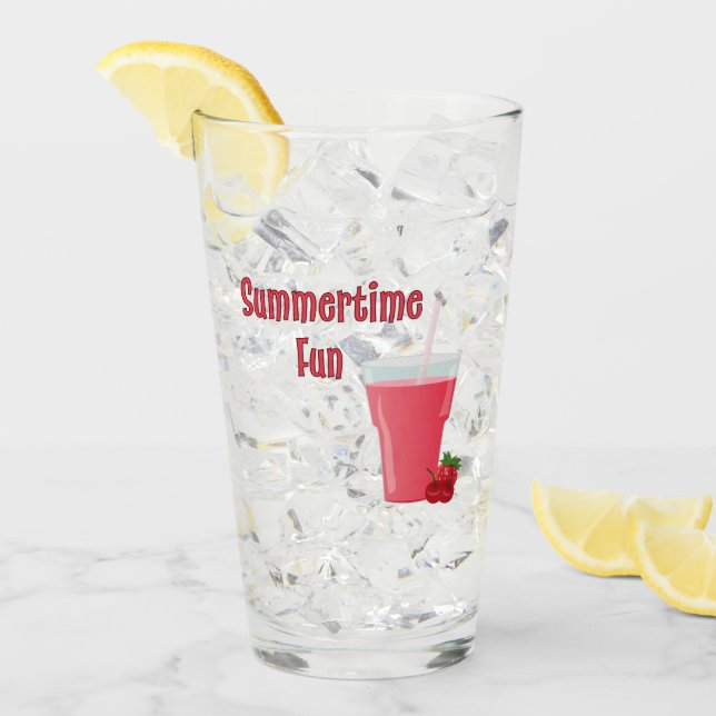 Copo De Pint Diversão de Verão (Gelo frontal)