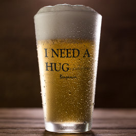 Copo De Pint Diversão Personalizada | Preciso De Uma Cerveja Ab