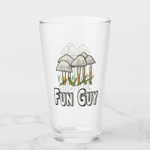 Copo De Pint Divertido Cara Engraçado Mushroom Pun