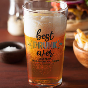 Copo De Pint Divertido Melhor Bêbado de Sempre Dia dos Pais