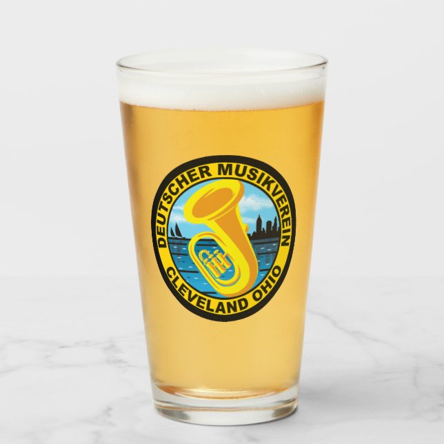 Copo De Pint DMV Glass Tumbler (Frente (Preenchido))