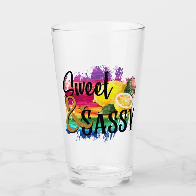 Copo De Pint Doce e Sassy (Frente)