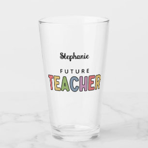 Copo De Pint Docente Futuro Personalizado Corajoso