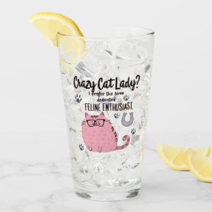 Copo De Pint Doida por Gatos? Presente Divertido para Amantes d