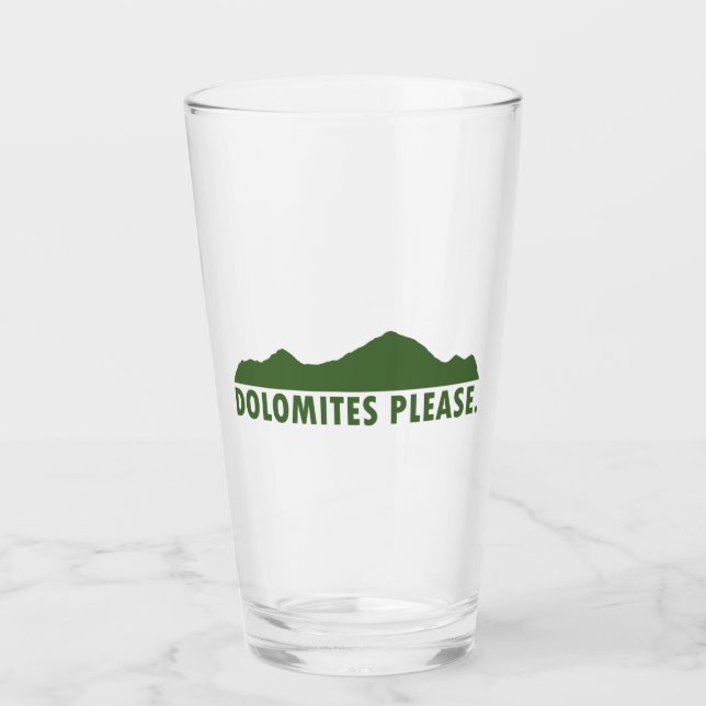 Copo De Pint Dolomites, por favor (Frente)