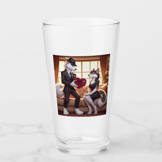 Copo De Pint Don Lupo Canino "Valentines" (Frente)