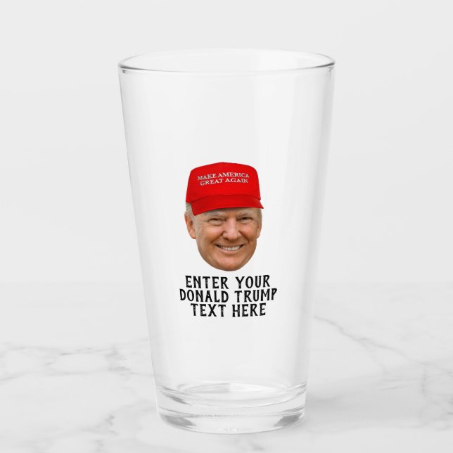 COPO DE PINT DONALD TRUMP MAGA PERSONALIZADO (Frente)
