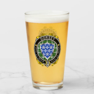 Copo De Pint Dorsey/Darcy Irish Shield Beer Glass