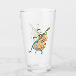 Copo De Pint Double Bass Stickman
