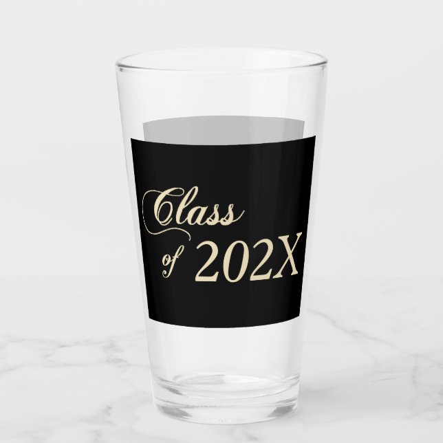 Copo De Pint Dourado na classe negra de 2022 (Verso)
