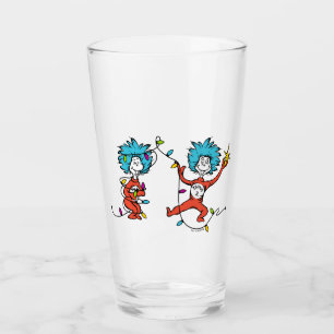 Copo De Pint Dr. Seuss Coisa Um e Coisa Dois Dançando