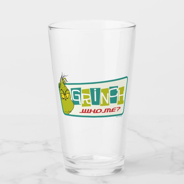 Copo De Pint Dr. Seuss | Grinch - Quem Eu? (Frente)