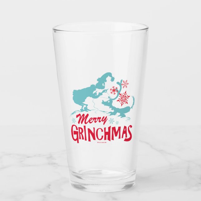 Copo De Pint Dr. Seuss | Grpolegadas — Grinchmas Felizes (Frente)