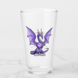 Copo De Pint Dragão Roxo: Ametista Birthstone de fevereiro
