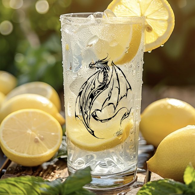 Copo De Pint Dragão Tribal (Criador carregado)