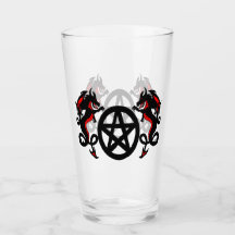 Dragões Pretos E Vidro De Pentáculos