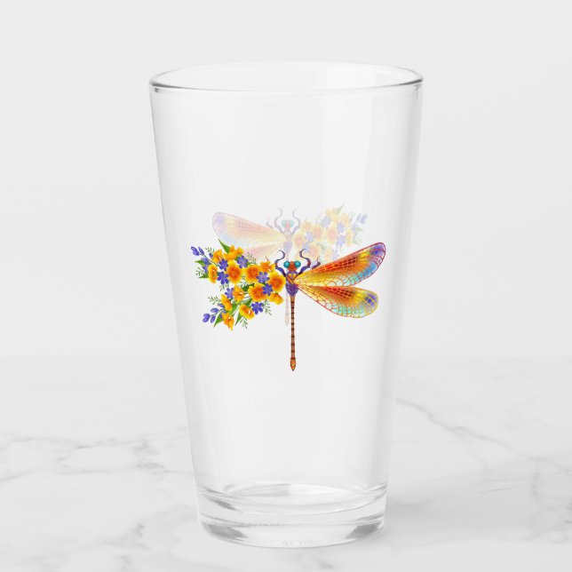 Copo De Pint Dragonfly Amarelo (Frente)