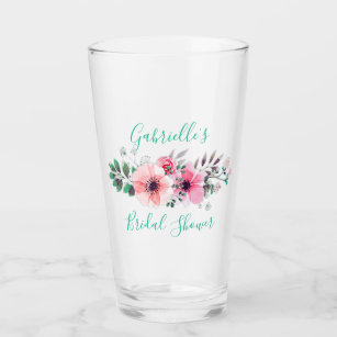 Copo De Pint Drinkware Personalizado de Chá de panela Floral Ro
