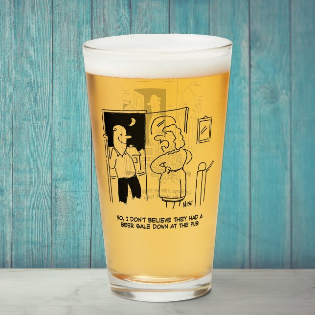 Copo De Pint Duas Cerveja Engraçadas Pareciam Cartoons. (Criador carregado)